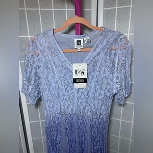 VINTAGE Together Periwinkle Lace Dress